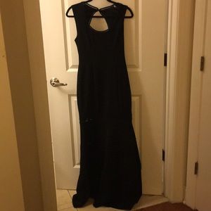 Black evening gown